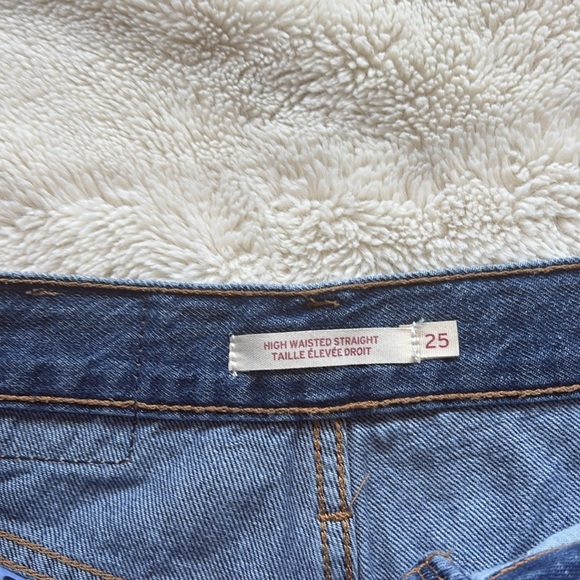 Levi’s High Waisted Straight Leg Jeans W25 L31 | Vintage 90s Y2K Mom Jean Fit - Picture 5 of 10